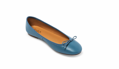 Capri Ballerina Nappa Blue Moon