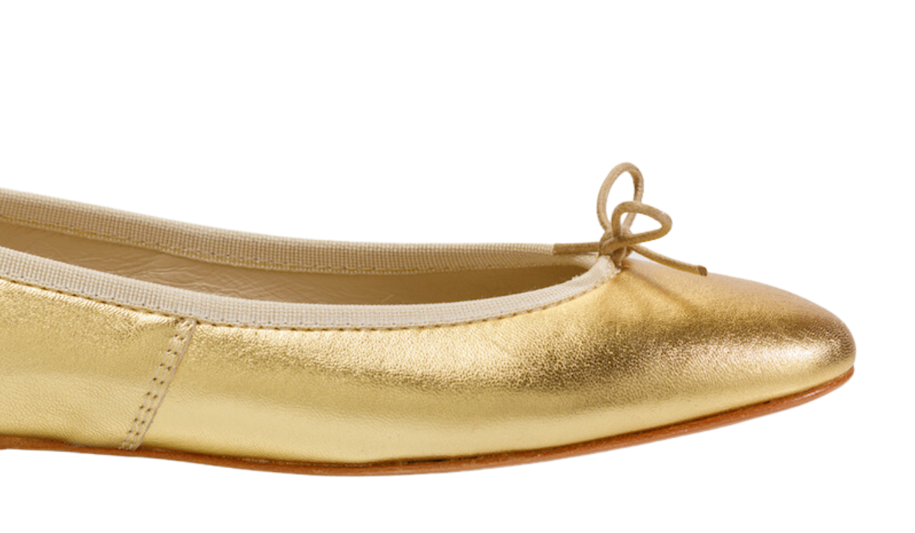 Capri Ballerina Laminato Oro