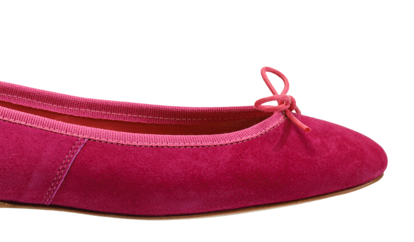 Capri Ballerina Suede Orchidea