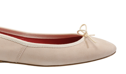 Capri Ballerina Suede Nude