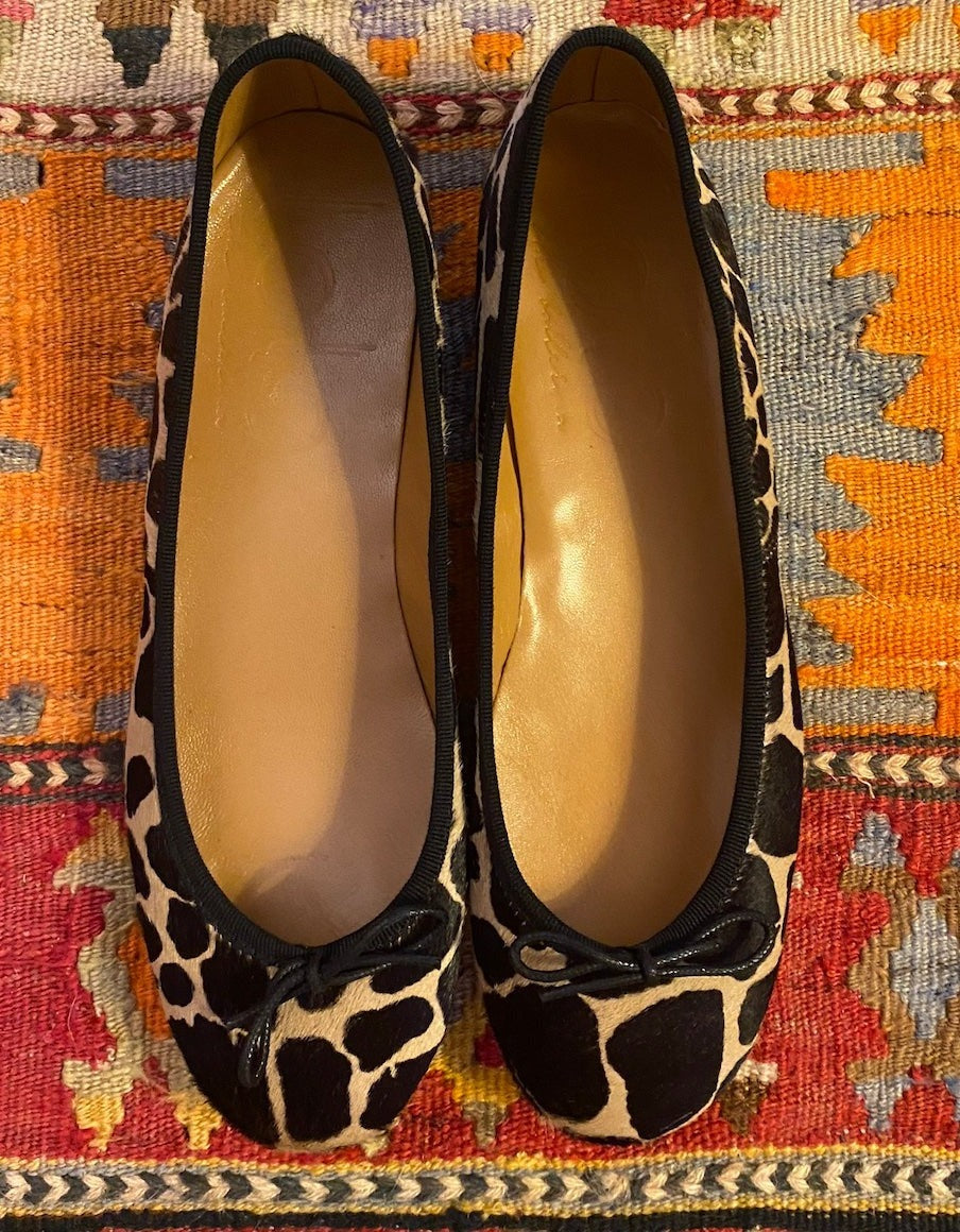 Leopard ballerina flat leopardo animal print stylish cavallino